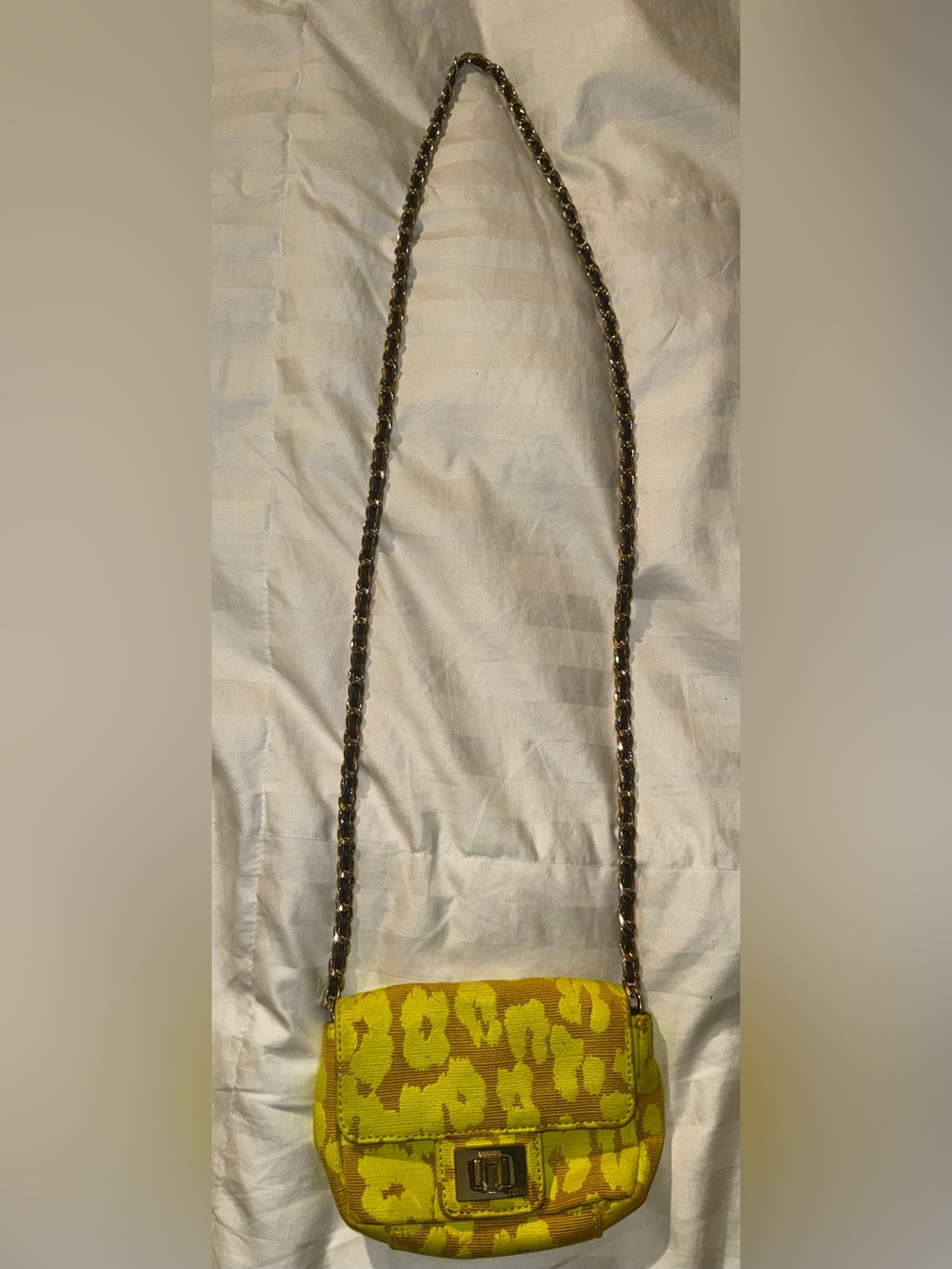 Juicy Couture Mini Gretchen Turn Lick Print Chain Strap Bag Y2K